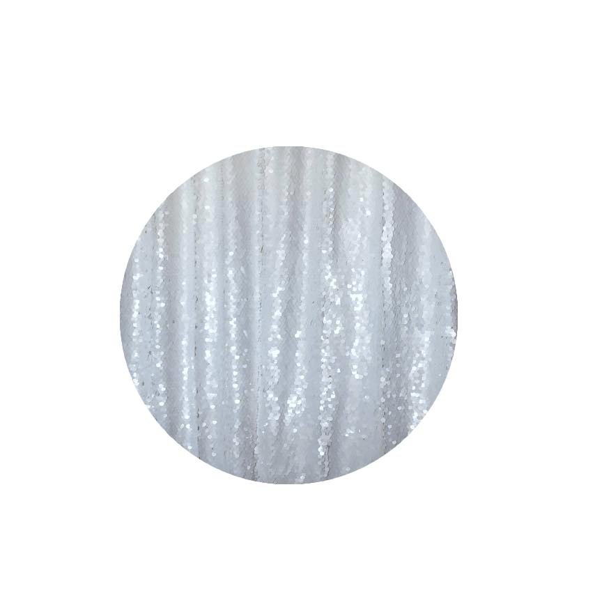 White Lux Sequin
